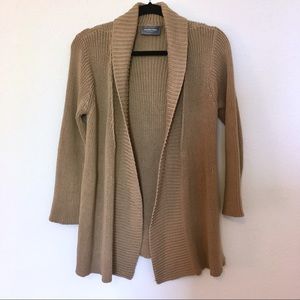 Camel Slouchy Cardigan